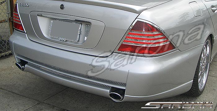 Custom Mercedes S Class Rear Bumper  Sedan (2000 - 2006) - $590.00 (Part #MB-016-RB)